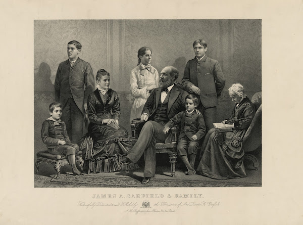 James A Garfield  family 1881