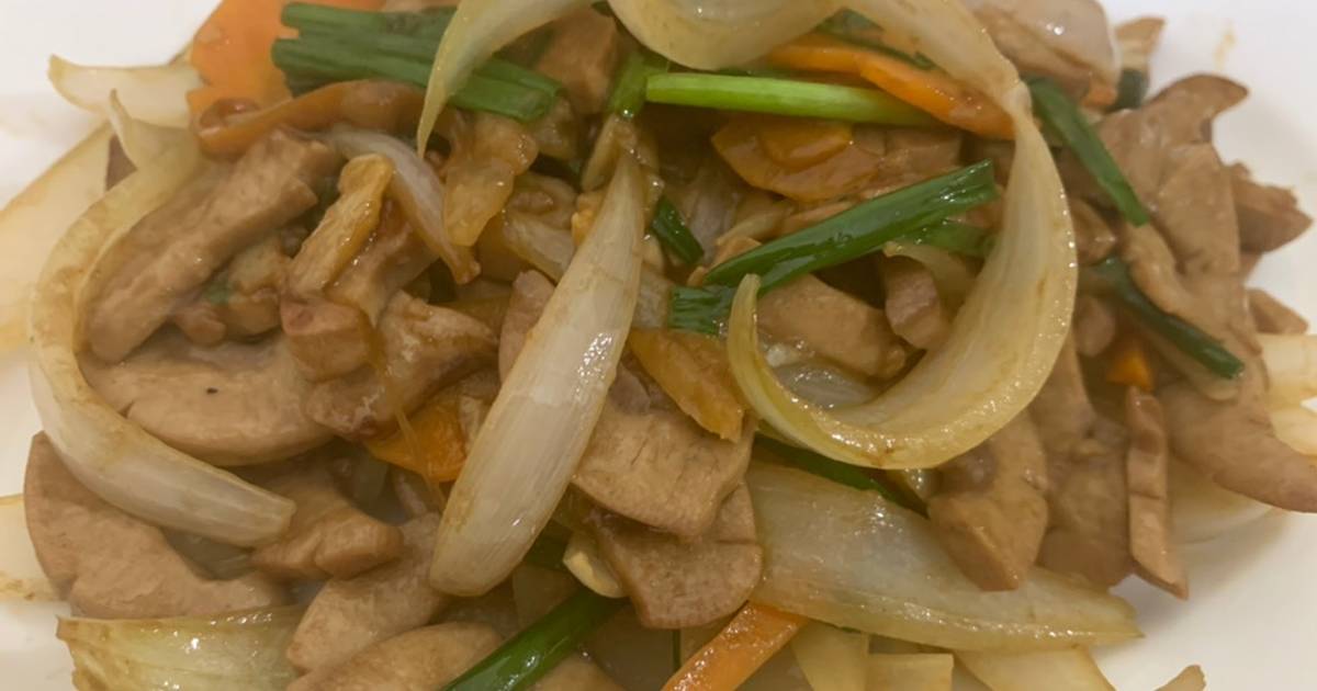Cật xào hành tây siêu nhanh
