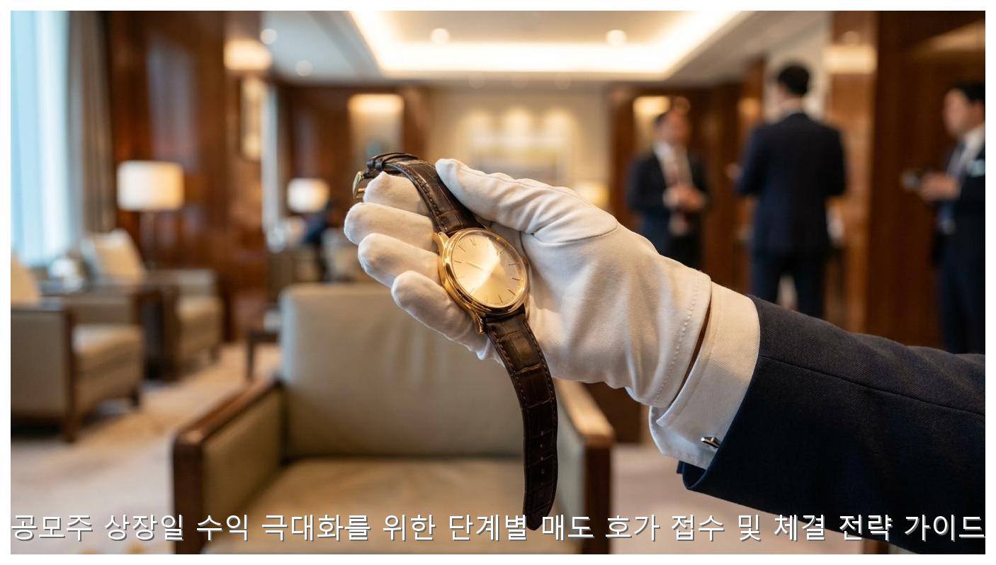 공모주 상장일 수익 극대화를 위한 단계별 매도 호가 접수 및 체결 전략 가이드 핵심 안내 및 분석 인포그래픽 (2)