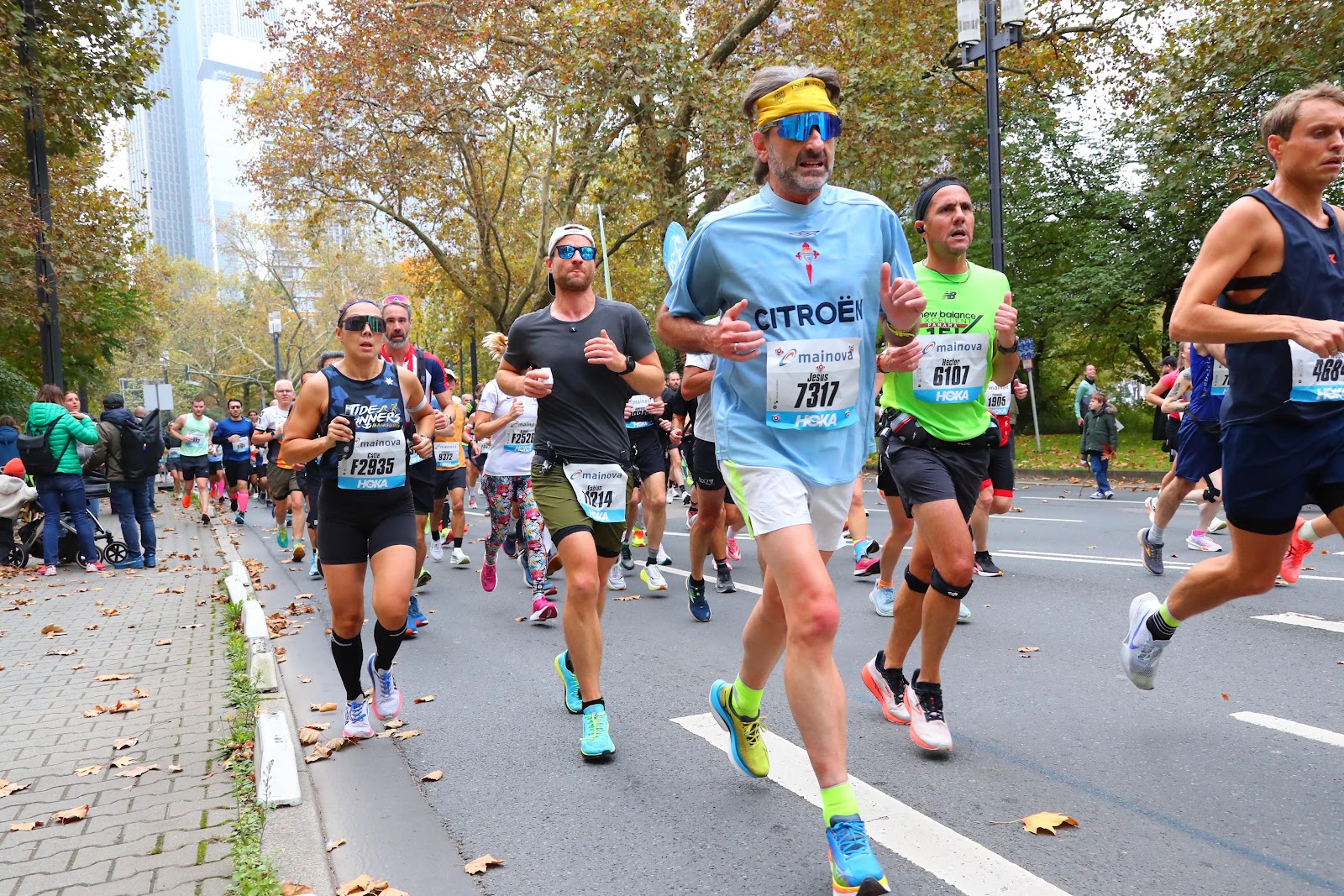 Corriendo el Frankfurt Marathon