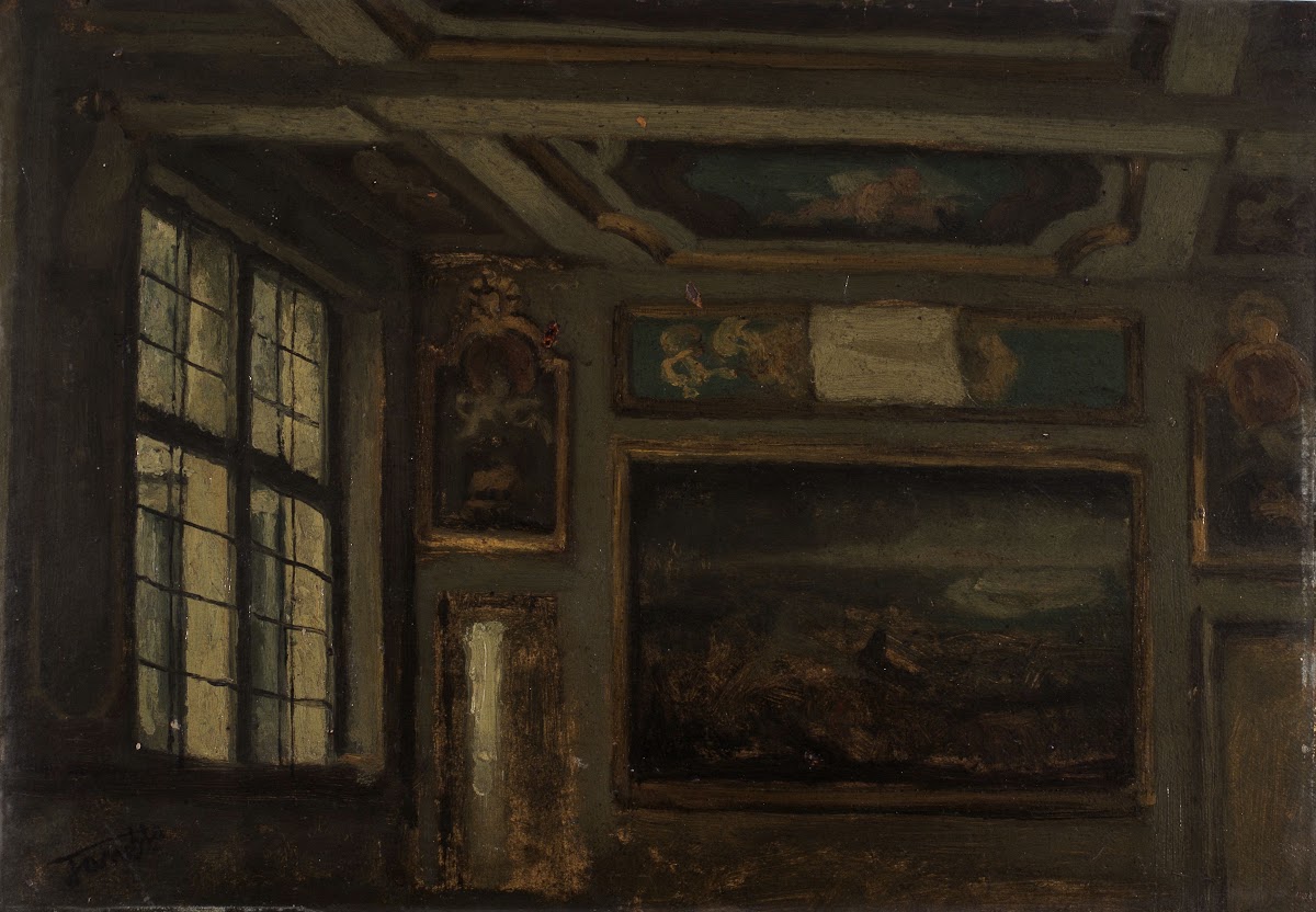 Living Room Interior 19th century