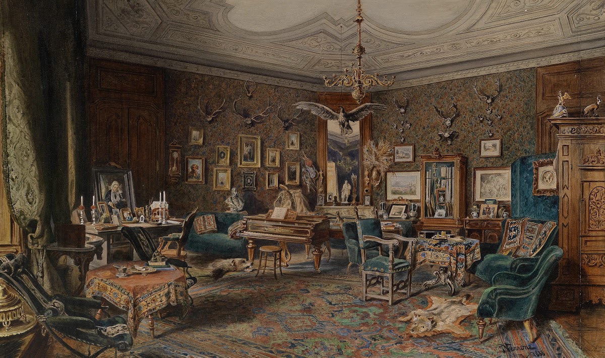 Herrschaftliches Interieur 1888