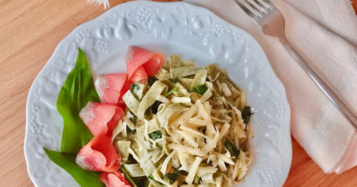 💚 Mì Dẹp Tagliatelle Tỏi Gấu Xào