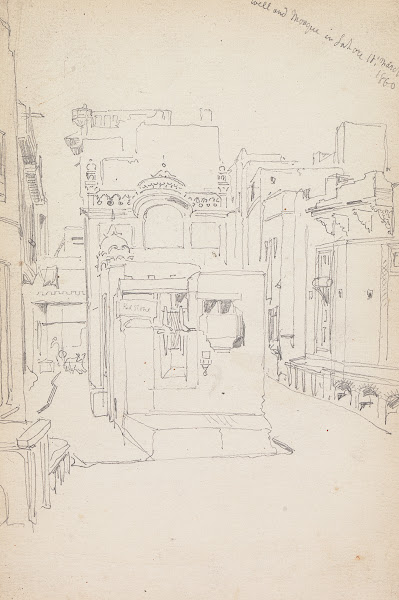 Well and Mosque in Lahore 18 March 1860