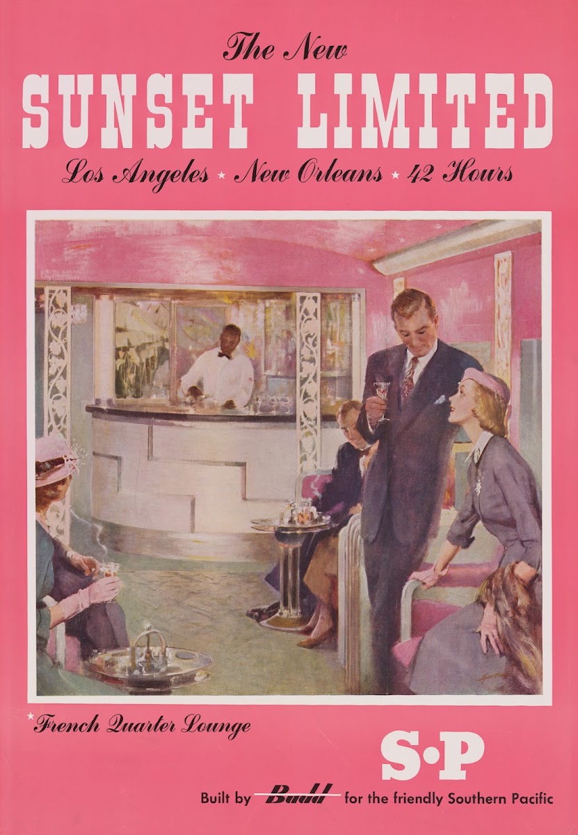 The New Sunset Limited Los Angeles  New Orleans  42 Hours 1950