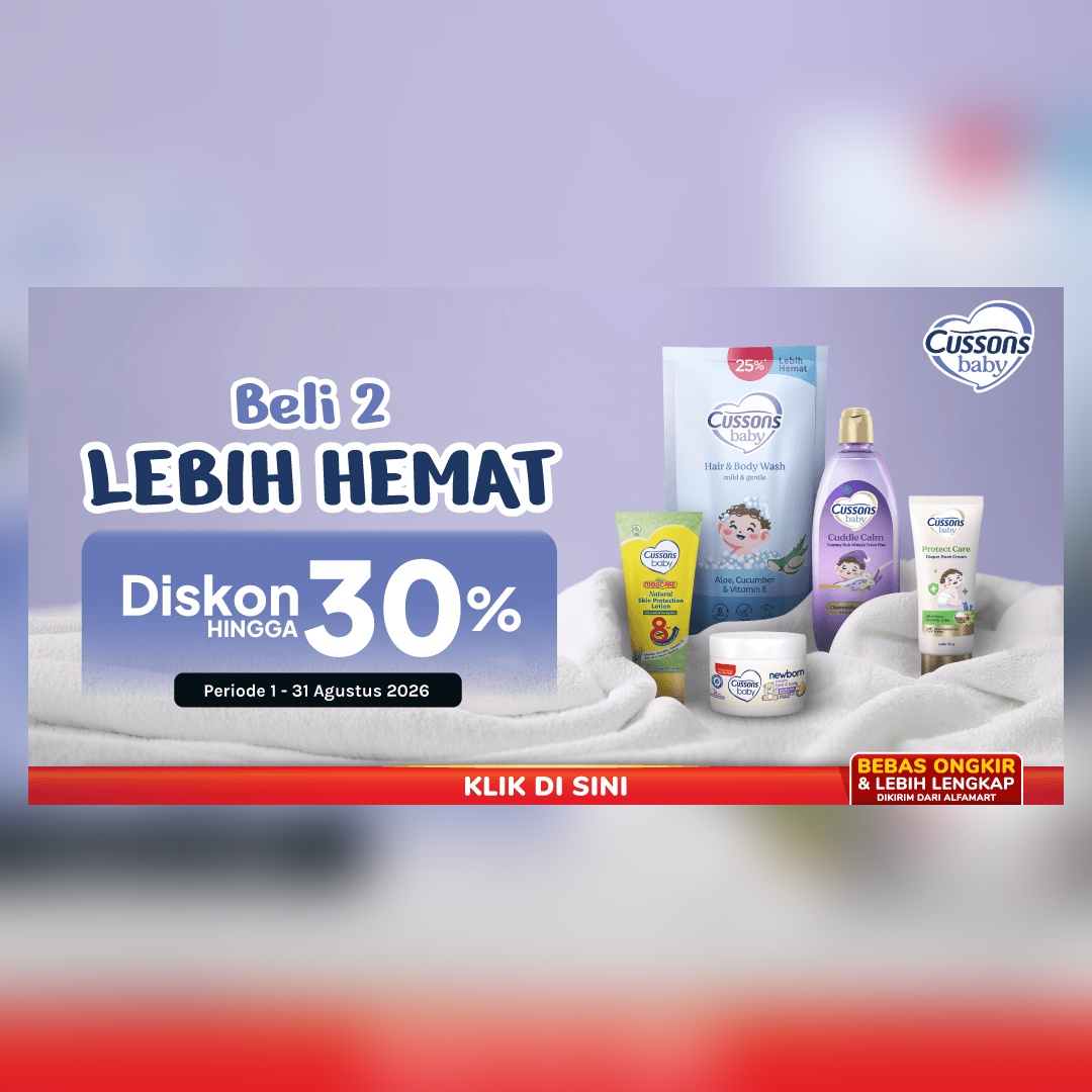 Cussons Beli 2 Lebih Hemat 1-31 Agustus 2026