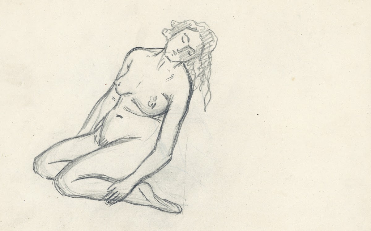 Zittende figuur