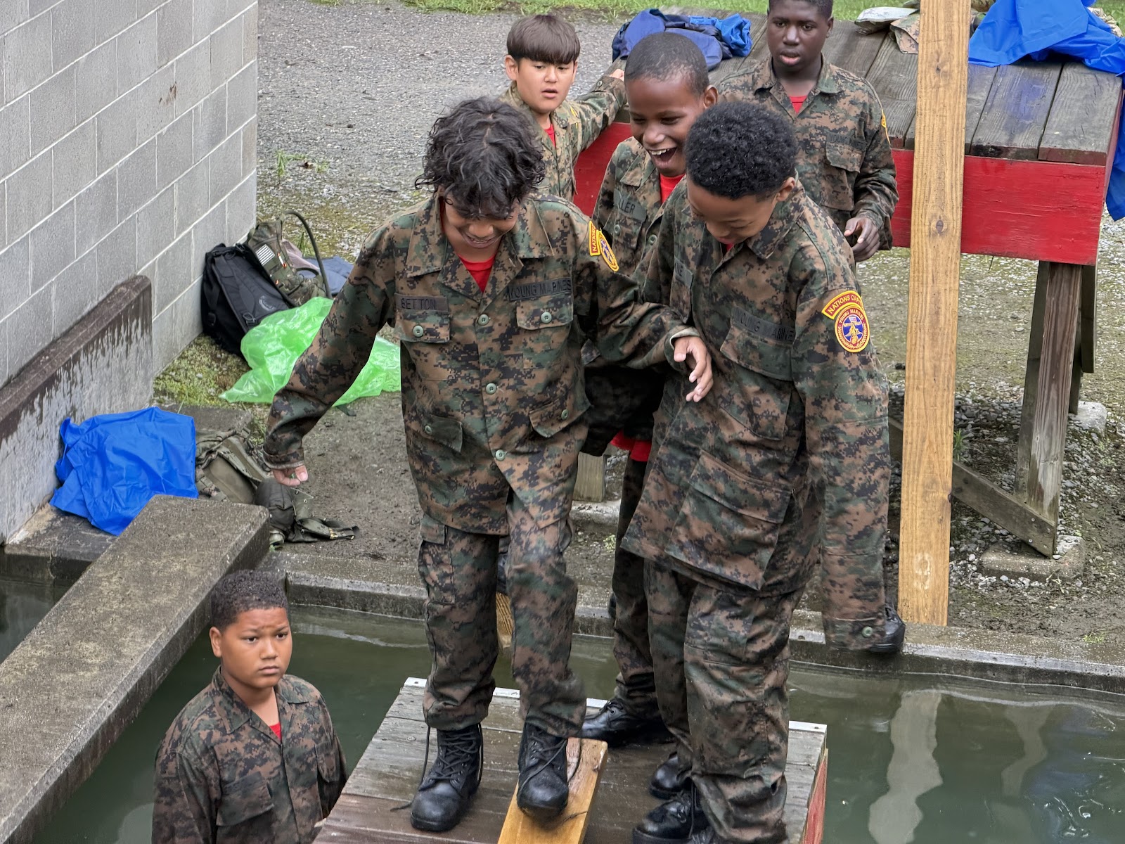 Nations Capitol Young Marines community service