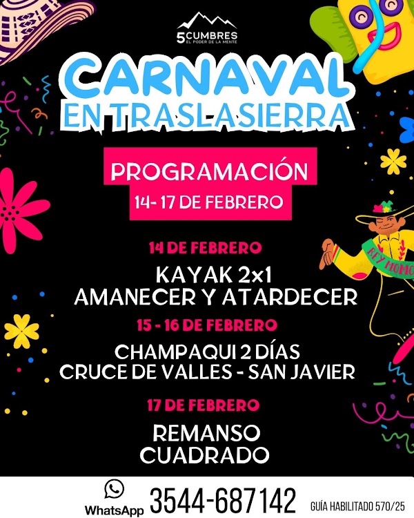 Carnaval en Traslasierra