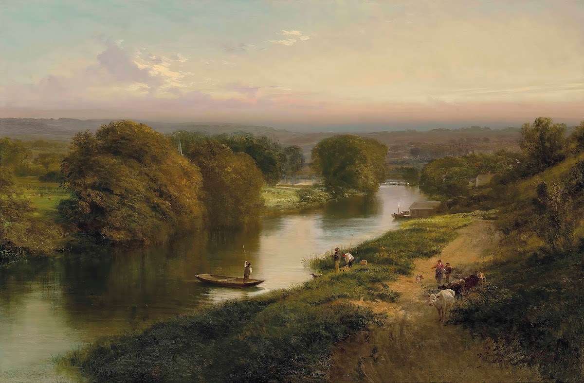 A Peaceful Day On The River 1881