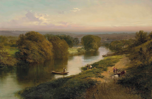 A Peaceful Day On The River 1881