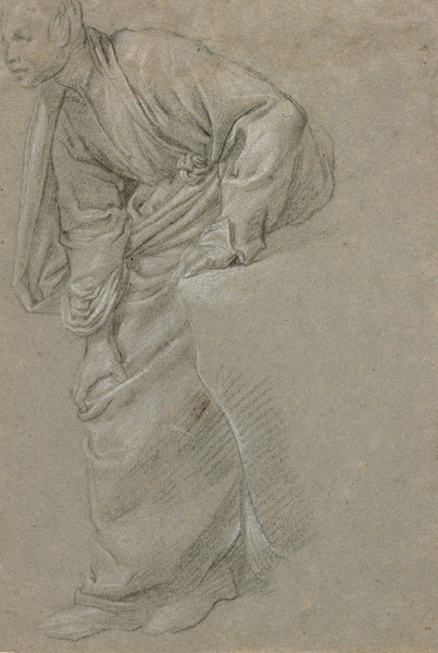 Draped Man Leaning Forward 17th century