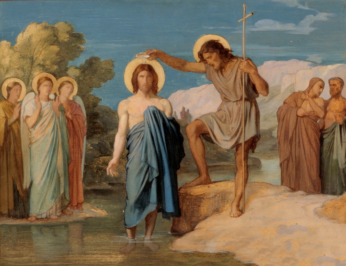 Le baptême du Christ 1858