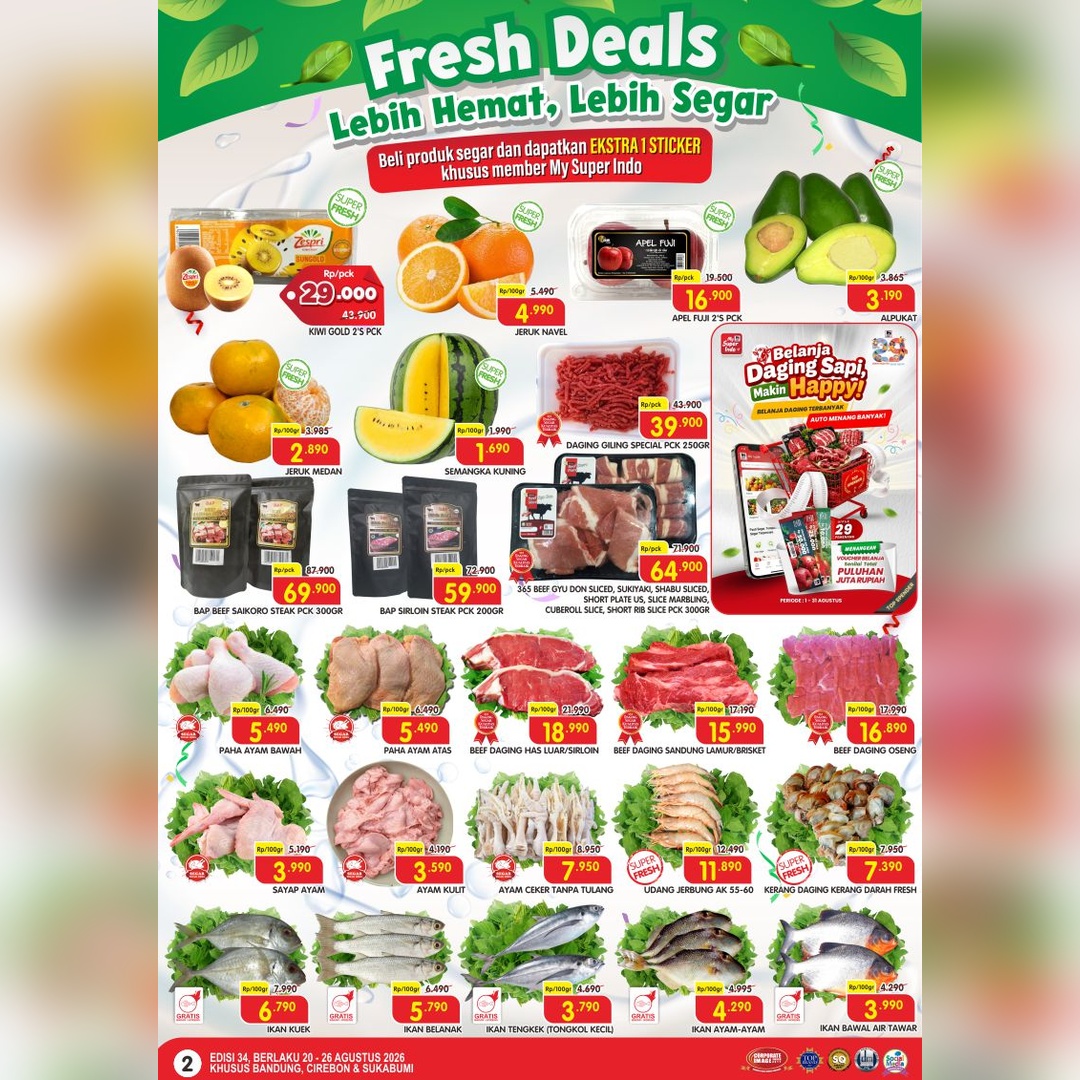 Katalog Super Hemat Bandung, Sukabumi, Cirebon