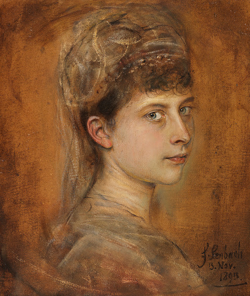 Charlotte von Meiningen Prinzessin von Preussen 1895