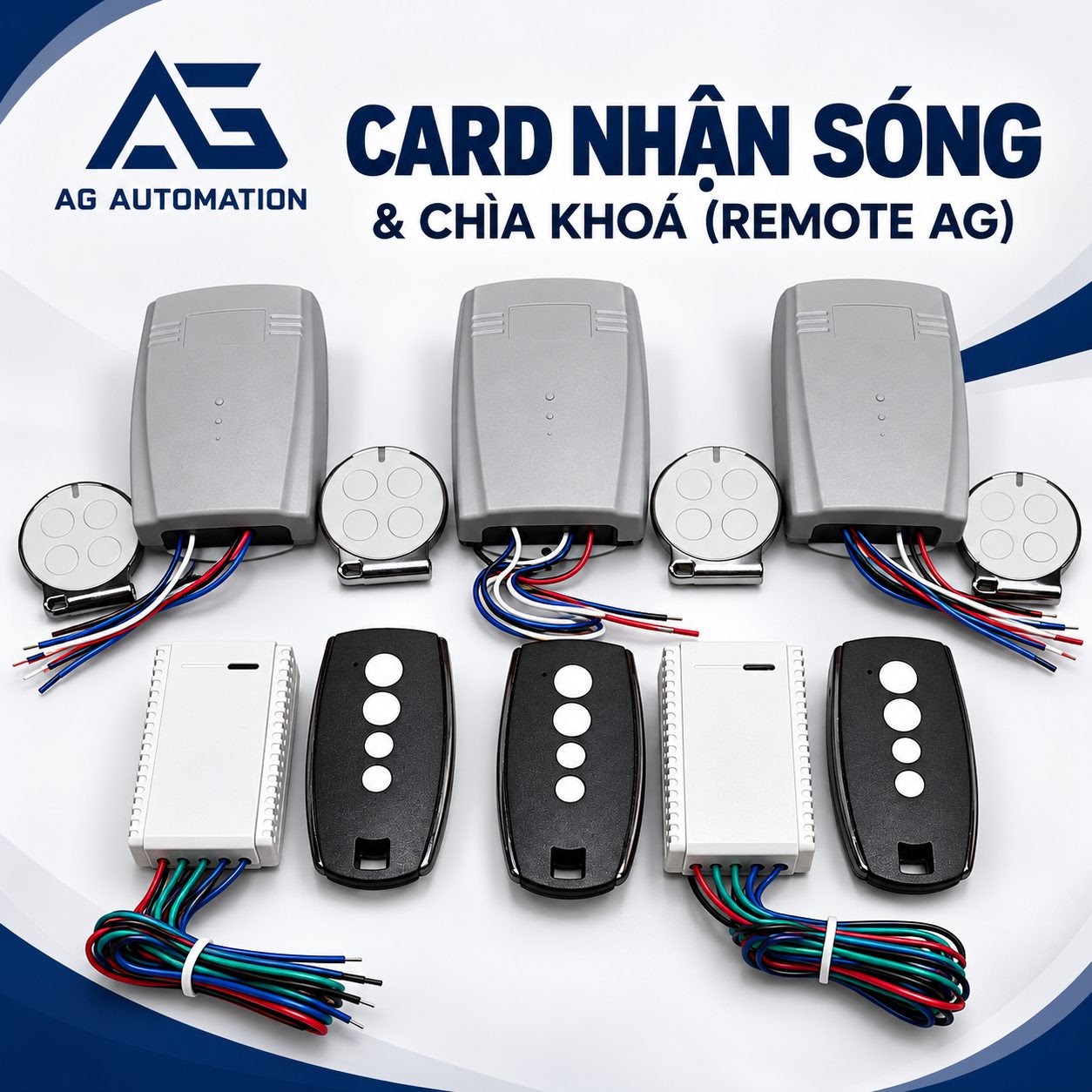 Card nhận sóng và Remote AG có sẵn tại kho AG Automation