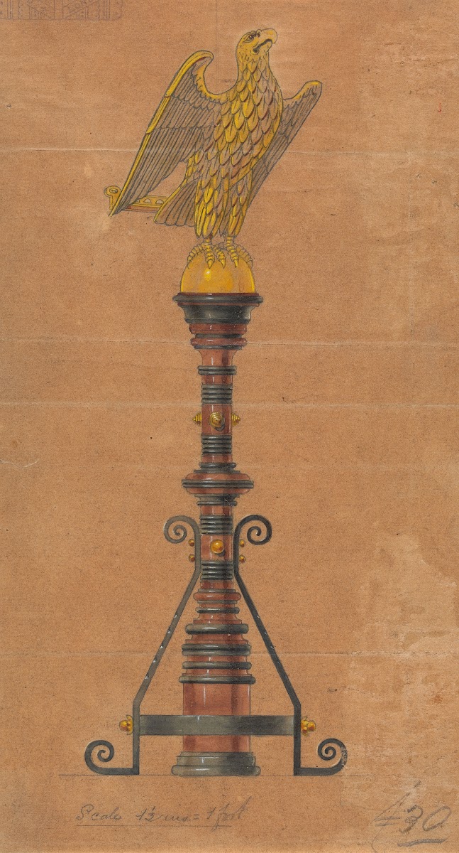 Design executed for Jones and Willis metal and wood workers and church furniture