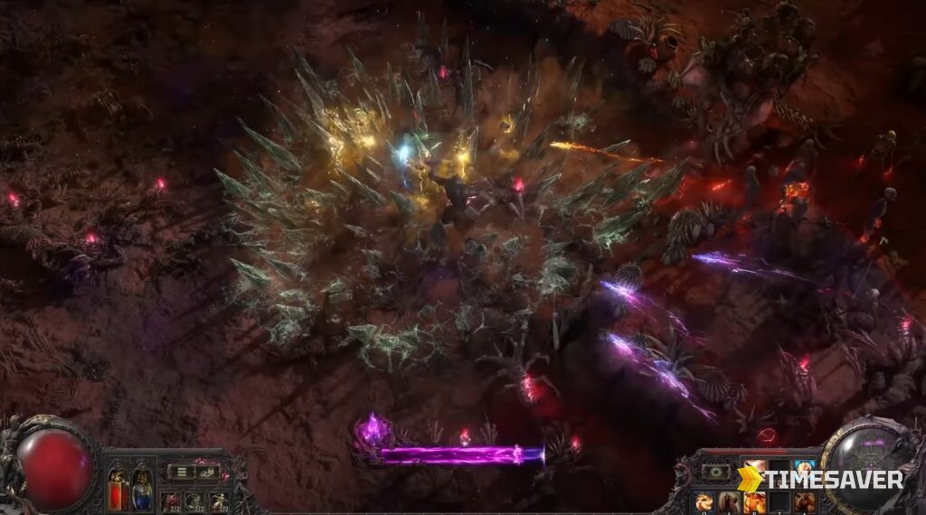 A Breach erupting with monsters and loot in Path of Exile 2 0.5