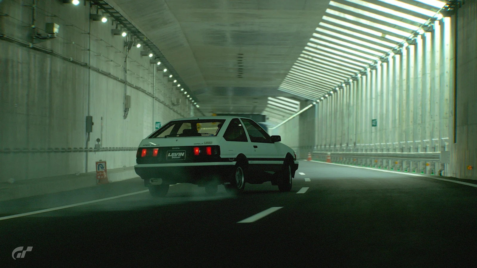 Toyota Corolla Levin AE86 - Video Game Photography 4K Wallpaper (3840x2160)