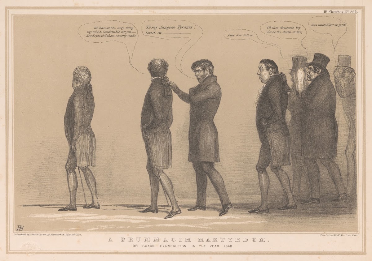 A Brummagim martyrdom Or Saxon persecution in the year 1846 1846 1847