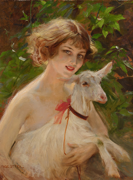 Girl With Goat