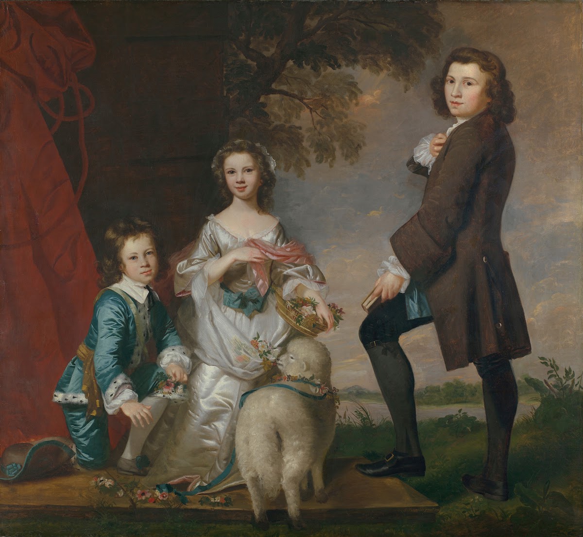 Thomas 17401825 and Martha Neate 1741after 1795 with His Tutor Thomas Needham 17