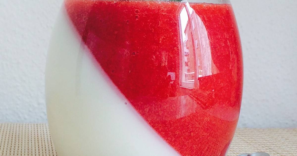 Panna cotta dâu
