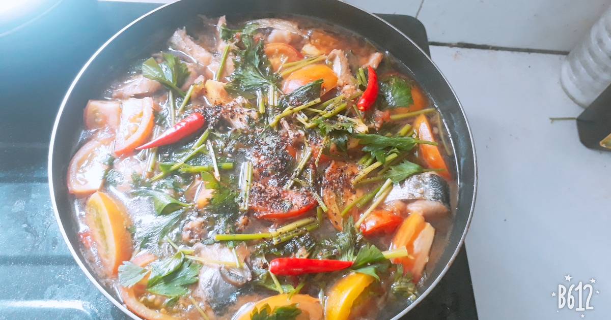 Cá xương xanh kho cà chua🍅🍅🍅