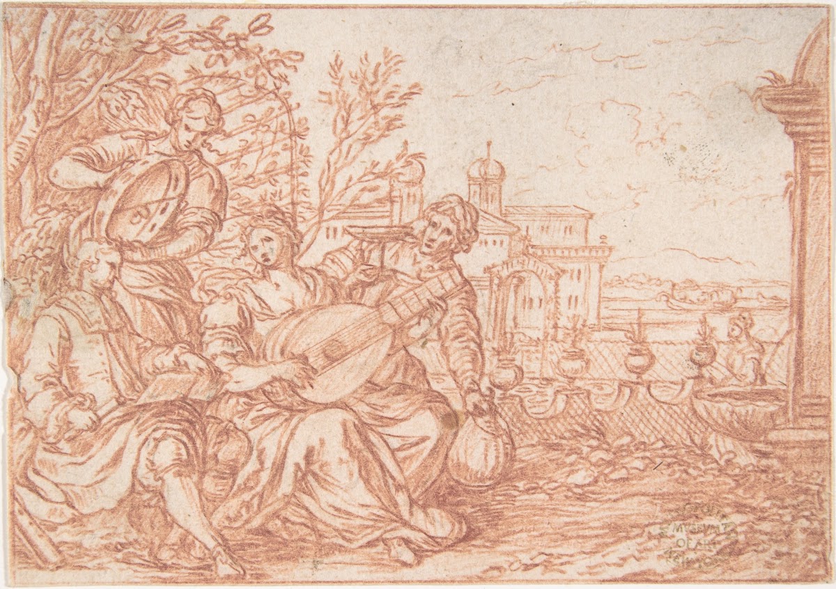 May one of a series representing the labors of the months 1690