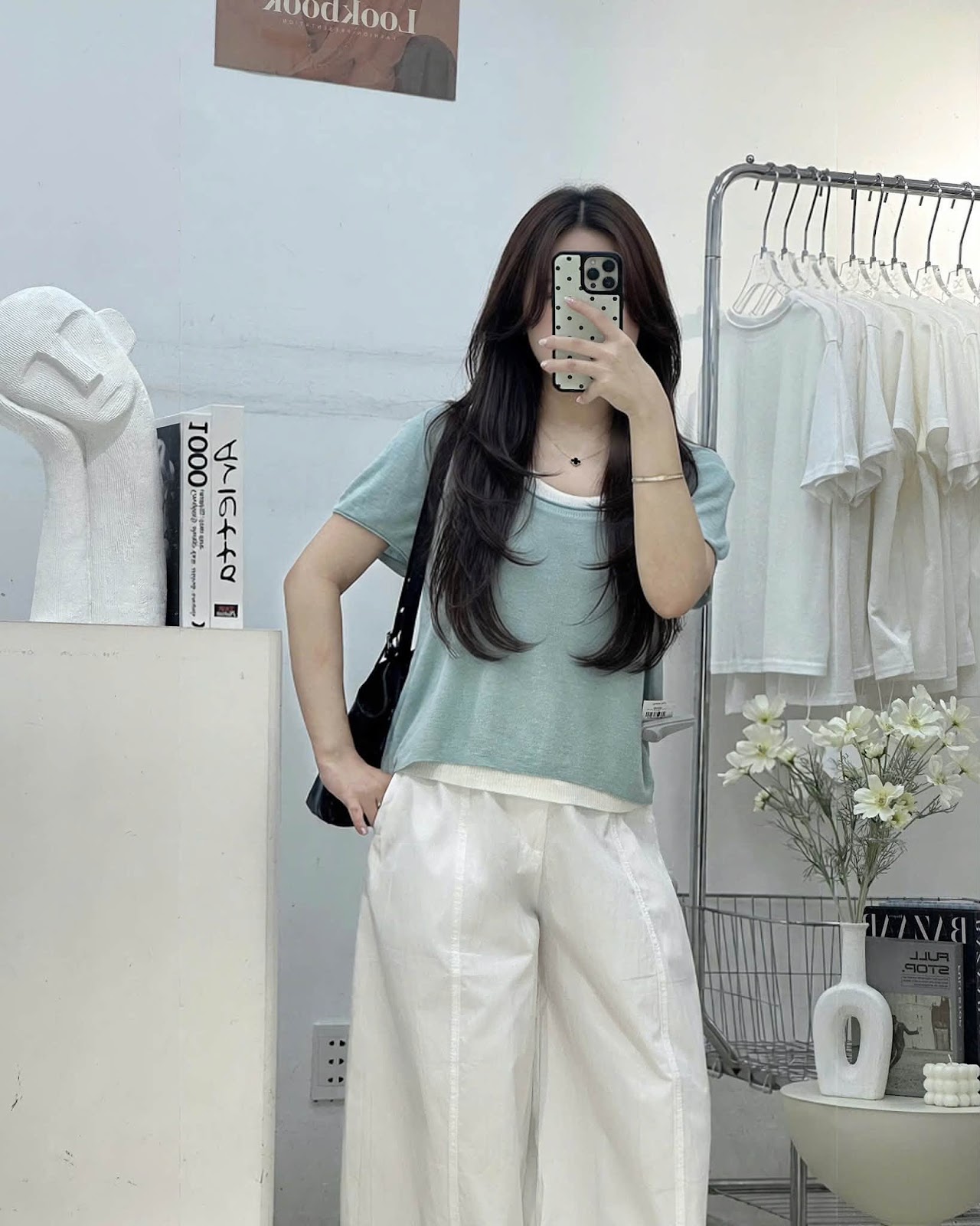 Áo len mix áo ba lỗ XONXEN SHOP 80767 – Image 2