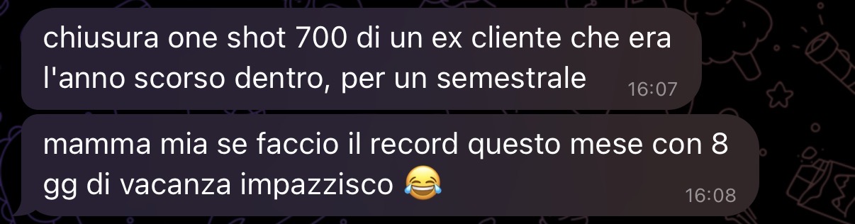 Risultato cliente 19