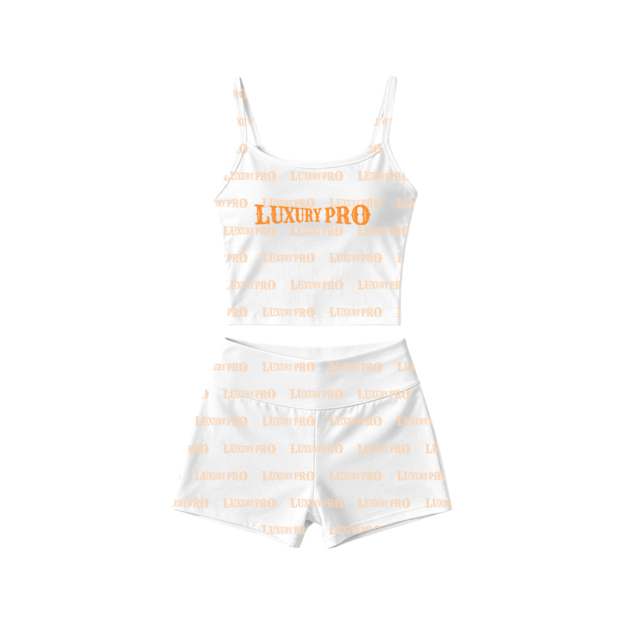 AOP MEG Women's Strap Shorts Set