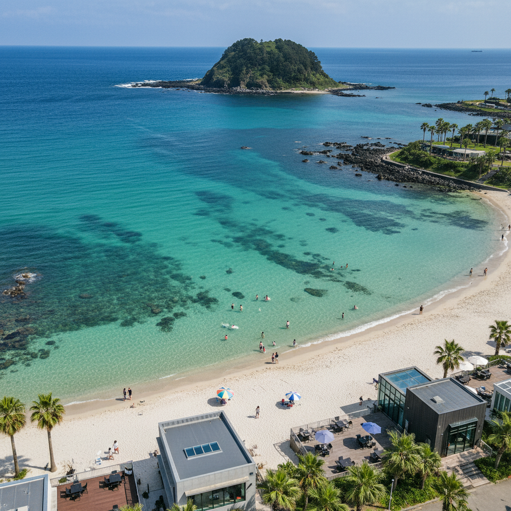 애월 한담해변 & 협재 해수욕장: 카페거리와 에메랄드빛 바다, 주차 완벽 공략
