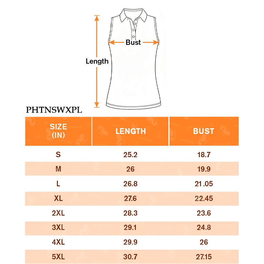 AOP PHT Women's Sleeveless Polo
