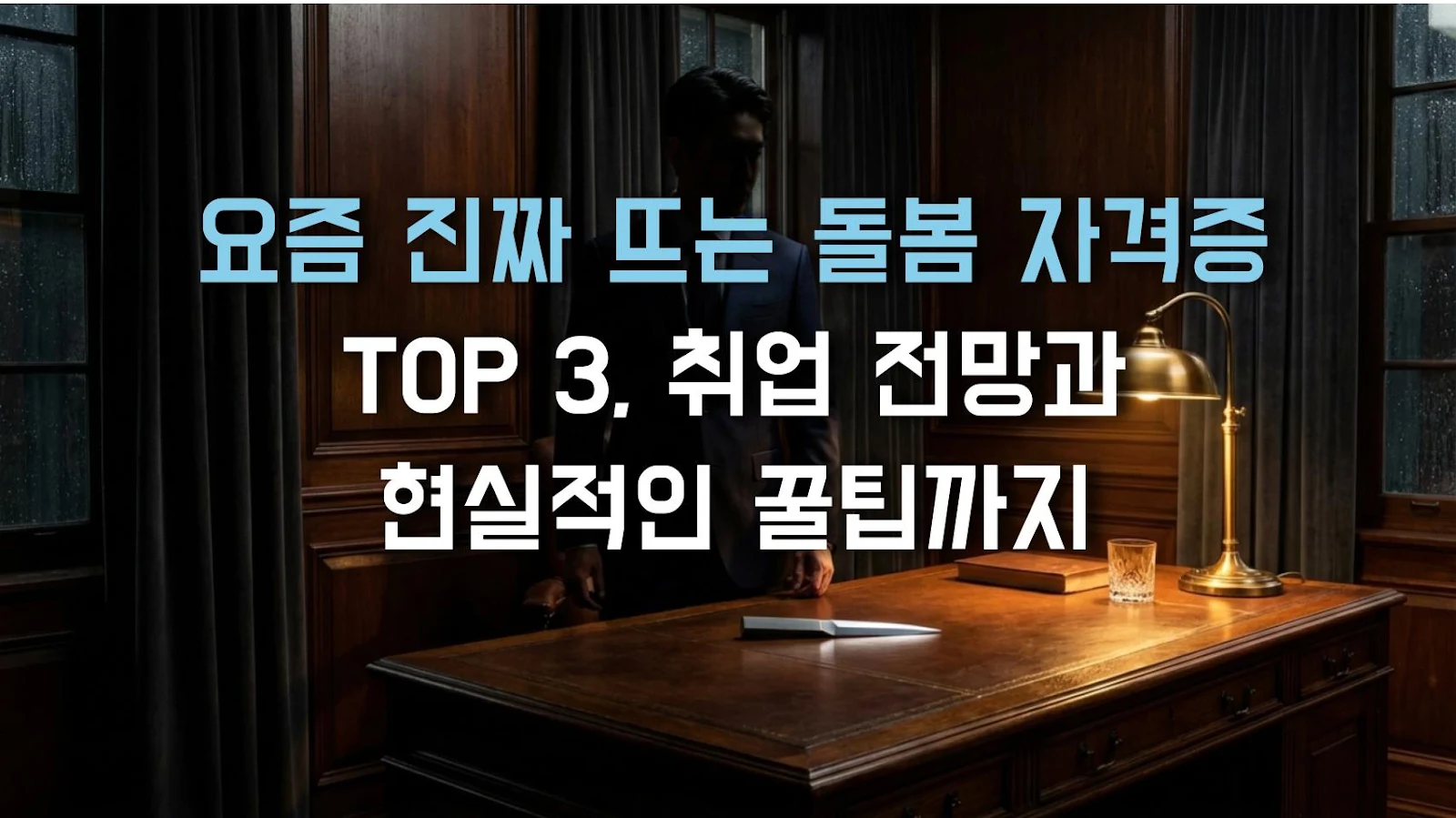 요즘 진짜 뜨는 돌봄 자격증 TOP 3, 취업 전망과 현실적인 꿀팁까지