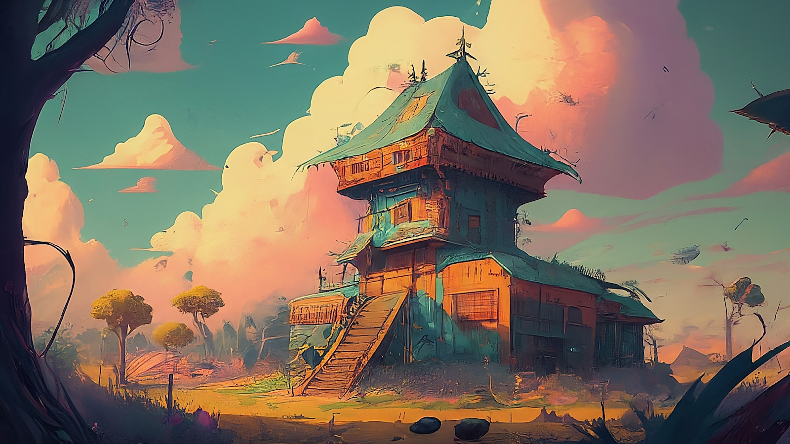 AI 생성 이미지: 컨테이너 이미지 레이어로 인한 Docker 빌드 캐시 문제