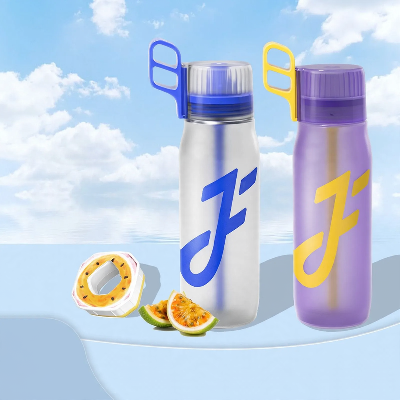 Flavor cup with straw, 650 ml, Tritan