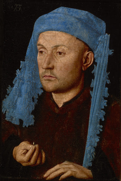 Man in a Blue Cap circa 1429 1430