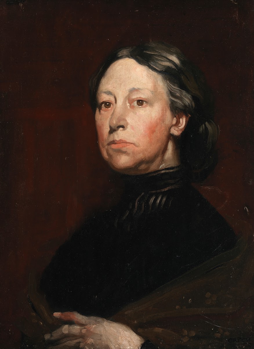 Portrait of Augusta Gregory 1852 1932 Dramatist and Folklorist c1904