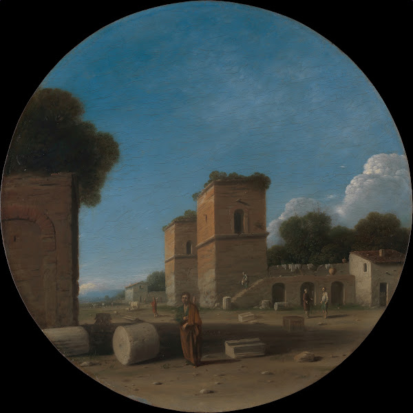 A Roman Landscape with Figures 1630s