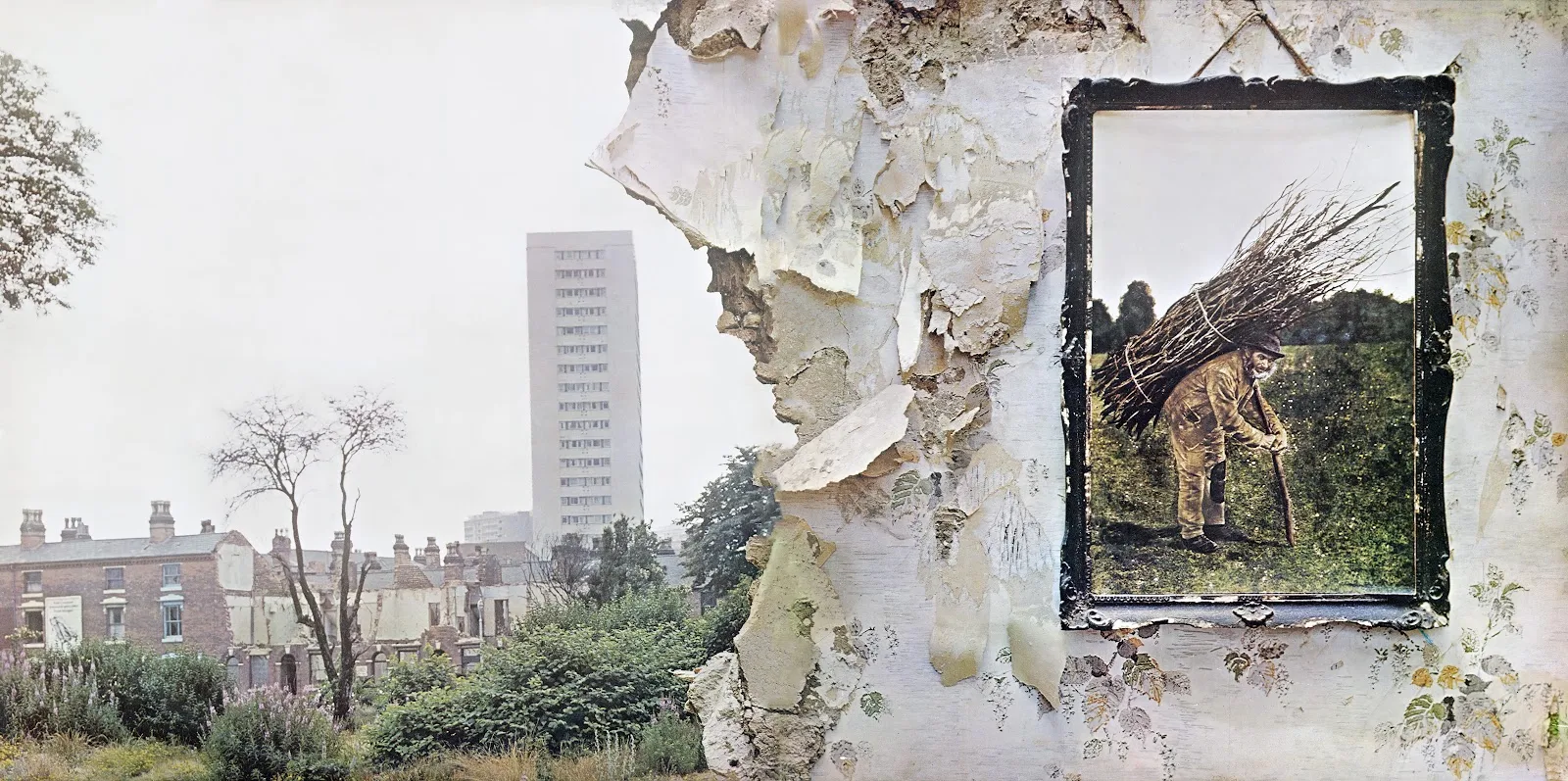 Led Zeppelin IV Album Cover - Album Cover Art 5K Wallpaper (7784x3877)