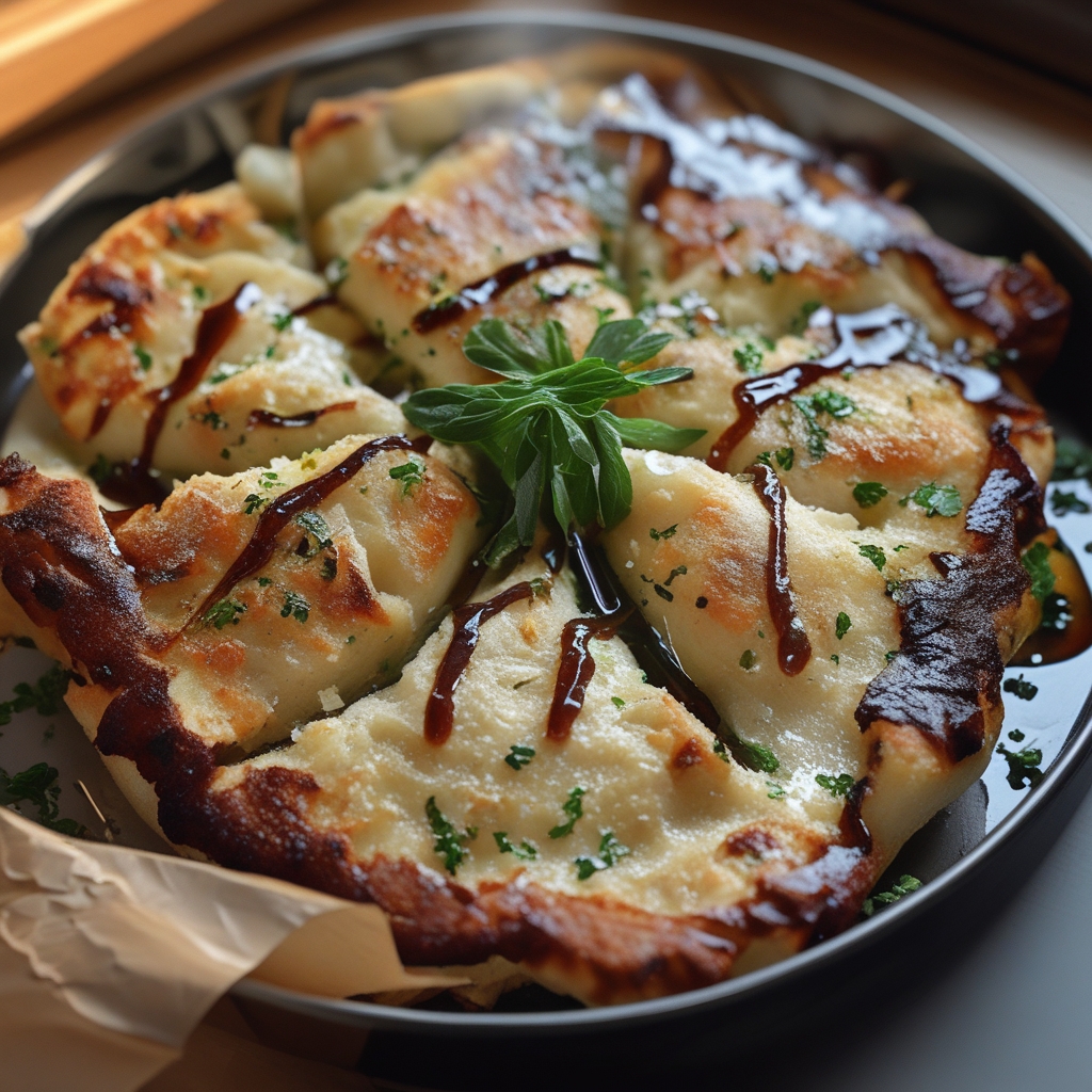 Schnell gemacht: Airfryer Knoblauchbrot – Easy Crispy Garlic Bread in Minutes finished