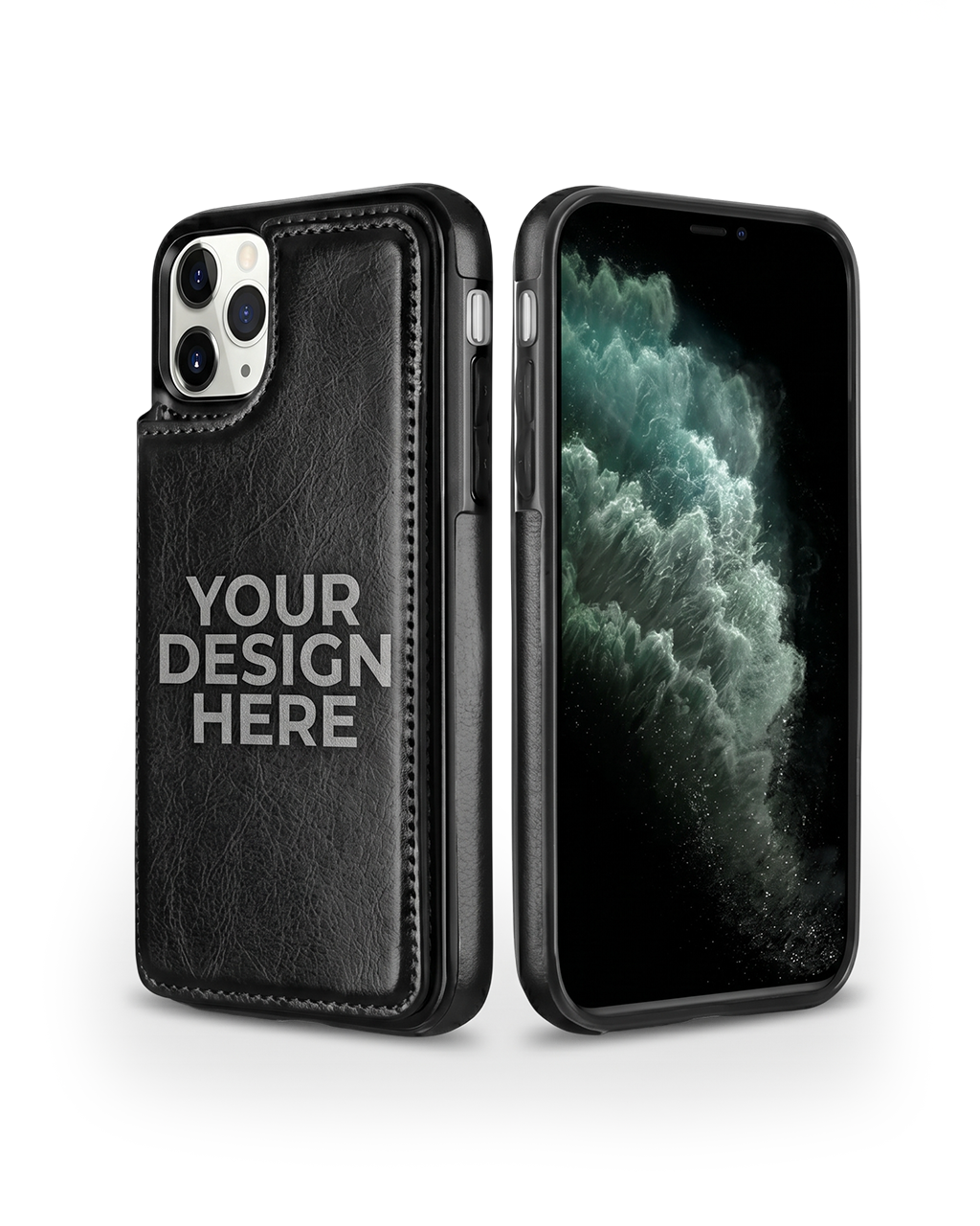 Leather Wallet Card Case (US) - Apple Iphone