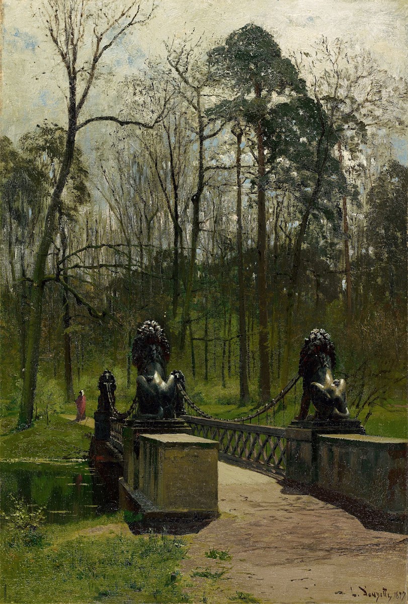 Löwenbrücke im Tiergarten 1897