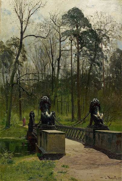 Löwenbrücke im Tiergarten 1897