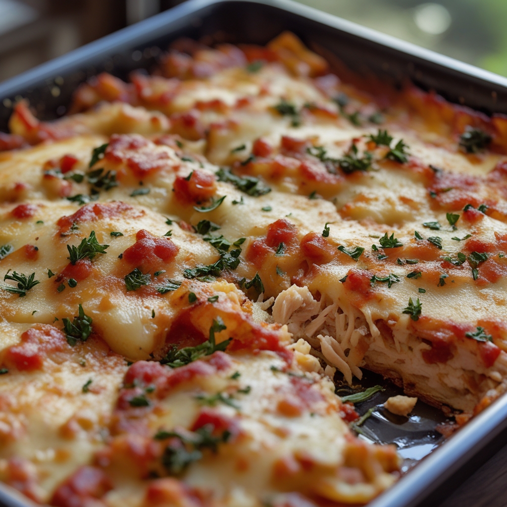 Keto Chicken Parmesan Casserole - Easy Low-Carb Comfort Meal