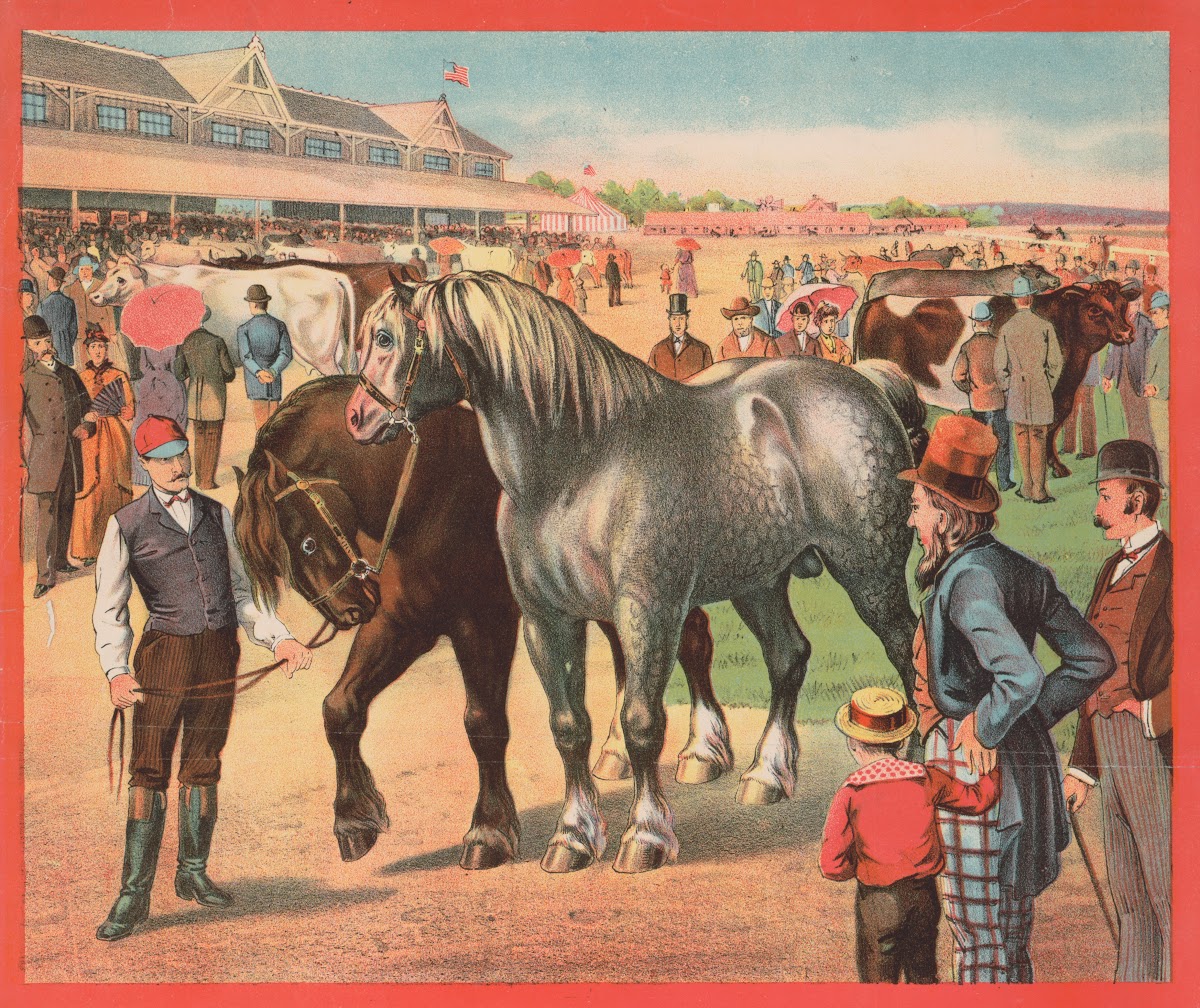 horses and and trainer 1890