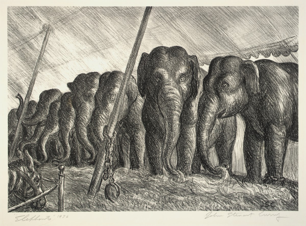 Circus Elephants 1936