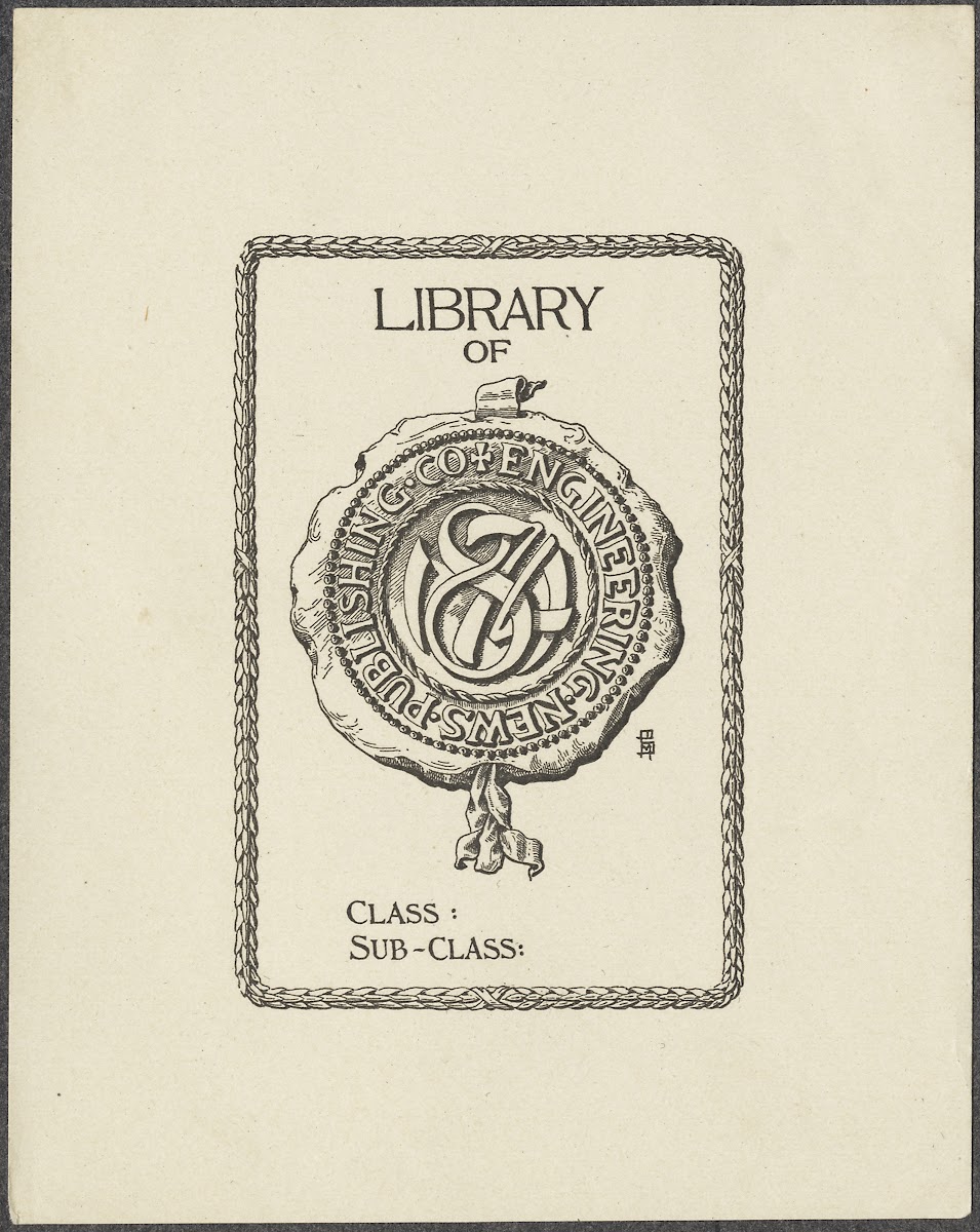 Engineering News Publishing Co Library 1874