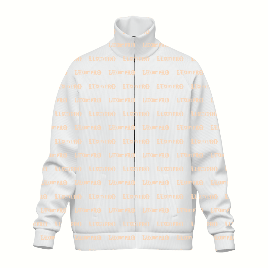 AOP stand collar jacket